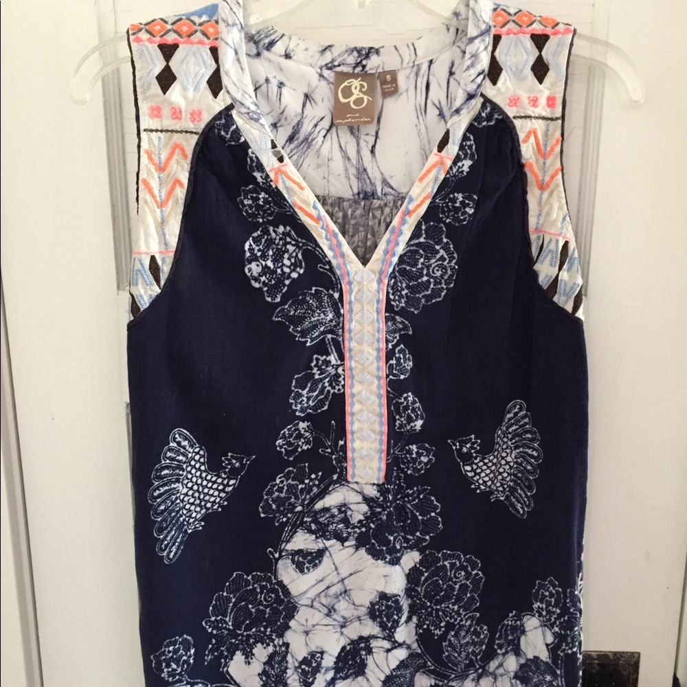 ANTHROPOLOGIE One September Tunic Tank S
